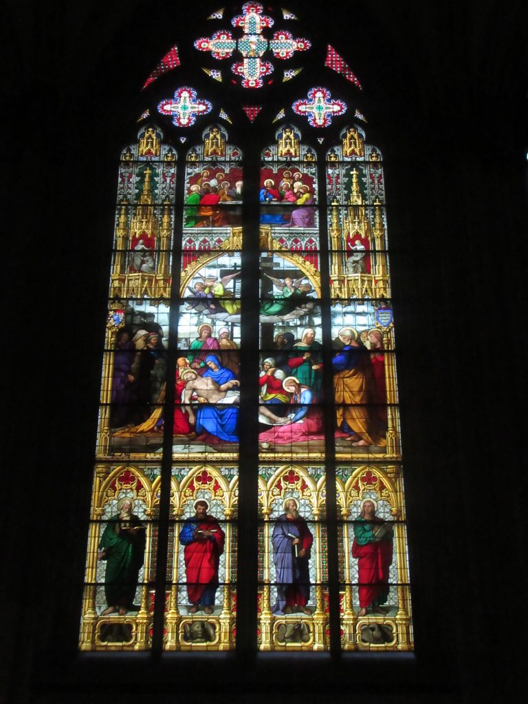 Impressive Stained glass at Cologne (Köln) Cathedral