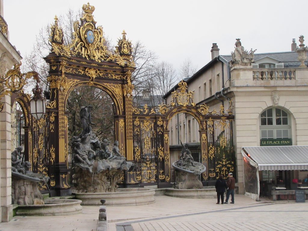 Corner gates at Place Stanislas, Nancy, France