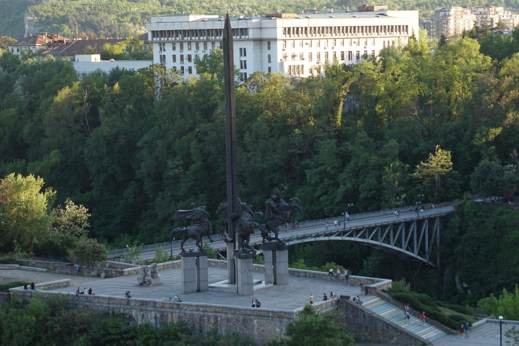 Monument in Veliko Tarnovo, Bulgaria
