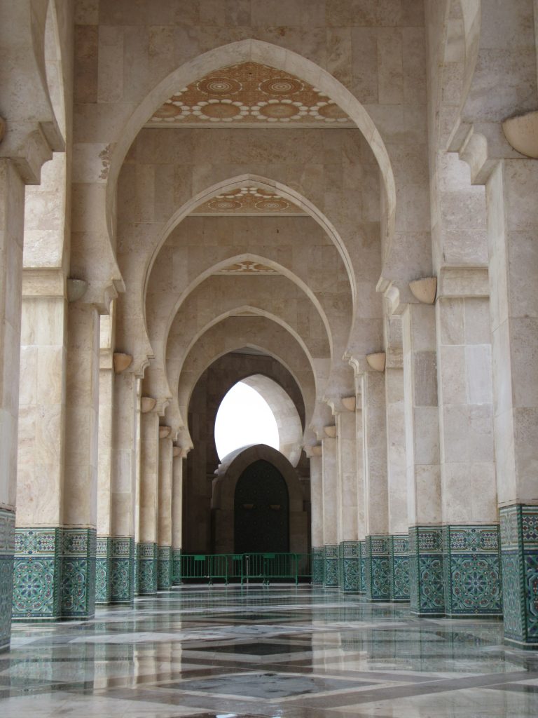 Geometric Mosque de Hassan II Casablanca 2018 October rain (1)