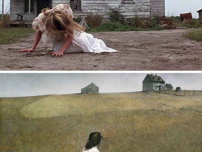 Forrest Gump, Robert Zemeckis (1994) The world of Cristina, Andrew Wyeth (1948)