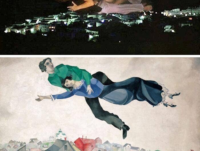 Sexy Beast, Jonathan Glazer (2001) Sobre la ciudad, Marc Chagall (1918)