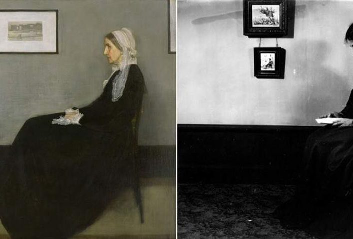 The Mother of the Artist, Arrangement in white and black by James Whistler (1871), The President by Carl Theodor Dreyer (1919)